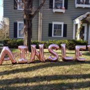 Letters in Yard